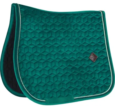 Obrázok produktu pre Kentucky Horsewear Podložka pod skokové sedlo Velvet Velvet Saddle Pad Dark Green Full