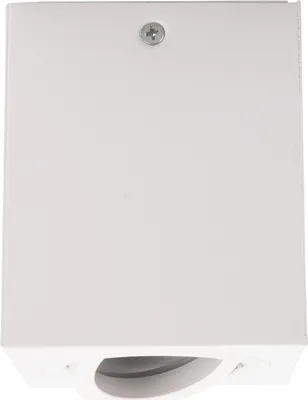 Produktbild von LED Aufbaustrahler schwenkbar Genius 663 quadratisch weiß – GU10, 230V, Metall
