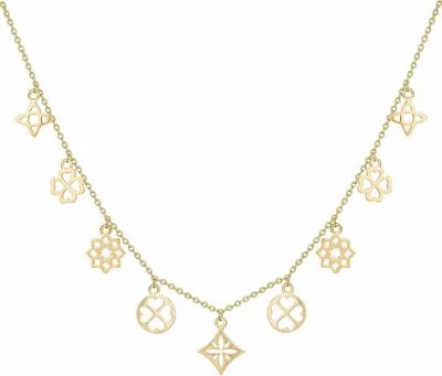 Produktbild von cai Collier 925/- Sterling Silber 38+5cm gelb 360252593-43-1