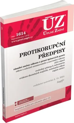 Zdjęcie produktu dla Úplné znění 1614. Protikorupční předpisy | kolektiv
