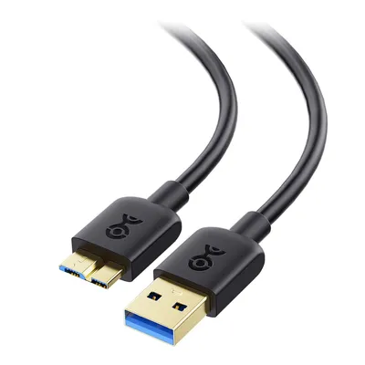 Image de Câble Micro USB 3.0, connecteur USB-A vers Micro-B, 1 mètre, noir