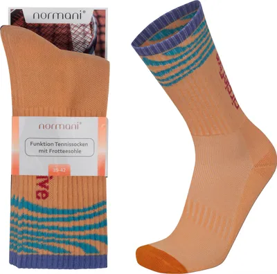 Produktbild von normani 4 Funktions Tennissocken mit Frotteesohle