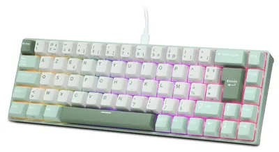 Obrázok produktu pre Herná klávesnica s mechanickými spínačmi – magnetické Hallove spínače – rozloženie 65% – RGB podsvietenie