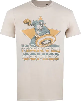 Immagine prodotto di Marvel - T-shirt da uomo TV1736 (L) (Sand)