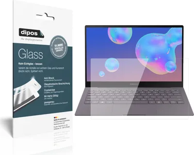 Produktbild von 2x Schutzfolie für Samsung Galaxy Book S - Anti-Shock 9H Folie dipos Glass Kunststoffglas