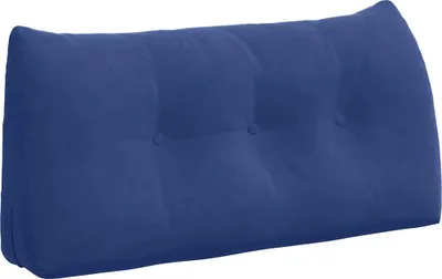 Immagine prodotto di vidaXL Cuscino posteriore polizia blu 100 x 24 x 50 cm in velluto