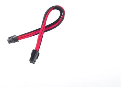 Zdjęcie produktu dla Silverstone PP07-IDE6BR, 0,25 m, PCI-E (6-pin), PCI-E (6-pin), Męska, Żeńska, 90°