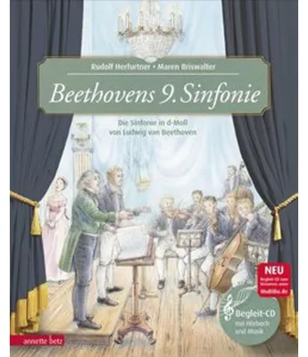 Obrázek produktu pro Beethovens 9. Sinfonie (Das musikalische Bilderbuch mit CD im Buch und zum Streamen)