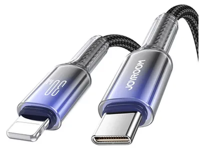 Produktbild von JOYROOM S-A42 C-L BL, 1,2 m, Lightning, USB C, Stecker, Stecker, Schwarz