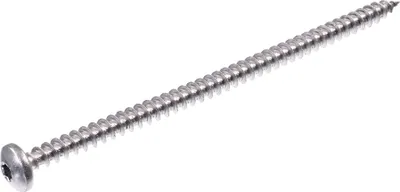 Obrázek produktu pro Šroub do dřevotřísky SECCARO, půlkulatá hlava 5 x 100 mm, nerezová ocel V2A VA A2, šroub do dřeva s plným závitem, TX / šestihran, 100 kusů