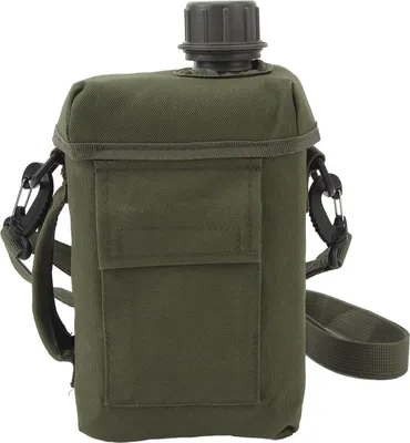Immagine prodotto di Borraccia isolata, portatile, grande capacità 2L, outdoor, bottiglia per ciclismo ed escursionismo, verde oliva