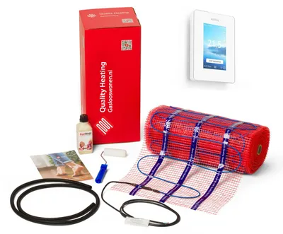 Obrázok produktu pre Elektrické podlahové vykurovanie, 200 W, podlahová rohož s Wi-Fi termostatom – vhodné pre rôzne typy podláh
