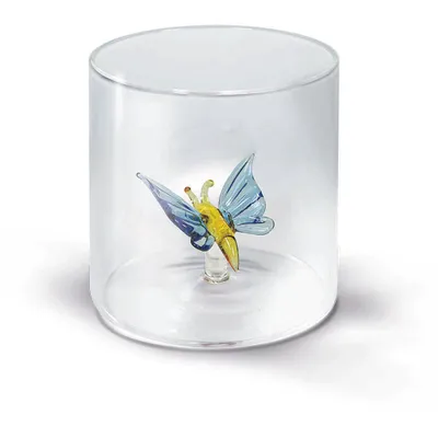 Immagine prodotto di WD LIFESTYLE Tazza in vetro con farfalla