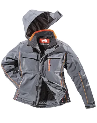 Produktbild von BULLSTAR Winter-Softshelljacke ULTRA, grau
