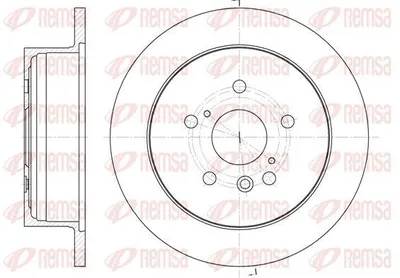 Produktbild von 2x REMSA Bremsscheibe 61158.00 hinten für TOYOTA PREVIA (MCR3_ ACR3_ CLR3_)