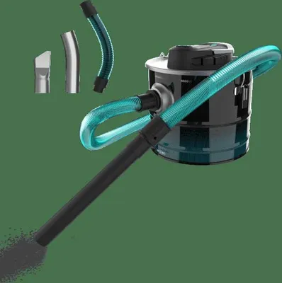 Produktbild von Cecotec Conga Ash 3000 Home, 15 l, Tasche, Schwarz, Türkis, Metall, Trocken, 15 kPa