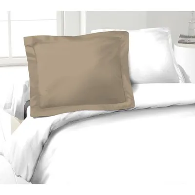 Produktbild von 2 Kissenbezüge 100 % Baumwolle 50 x 70 cm – Beige