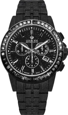 Produktbild von Louis XVI LXVI1184 Herrenuhr Majesté Frosted Iced Out 43mm 10ATM