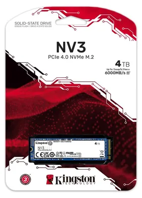 Productafbeelding van Kingston Technology - SNV3S/4000G - Interne SSD