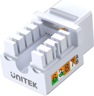 Produktbild von UNITEK KEYSTONE PORT RJ45 Kat. 6 UTP MODULE