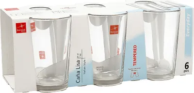 Produktbild von Bormioli Rocco Trinkglaser/Wasserglaser - 6x - Glas - 200 ml