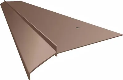 Obrázok produktu pre Hliníkový odkvapový profil Renoplast K10 živicové podlahy, profil 200cm, grafit