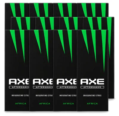 Image de 12 flacons d'après-rasage Axe Africa - 100 ml - Pack avantage - 12 pièces