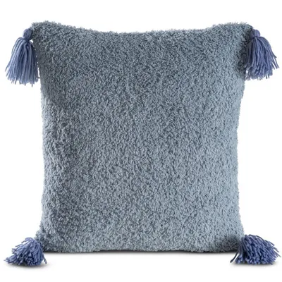Produktbild von Eurofirany Kissenbezug Flauschig blau 45 cm x 45 cm
