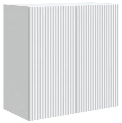 Image de Armoire murale vidaXL blanche 59 x 31 x 60 cm en aggloméré