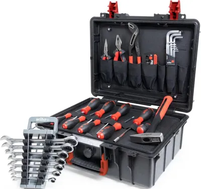 Produktbild von Wiha 9300-71402 Tool Case Basic Set L mechanic 46-pcs.