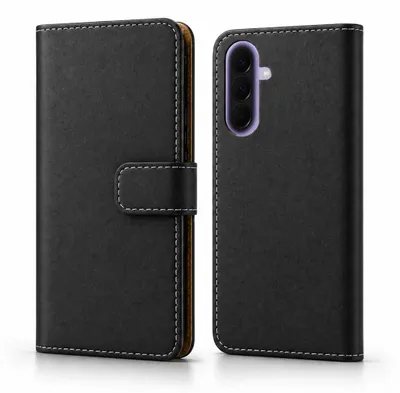 Produktbild von Handy Tasche für Samsung Galaxy A57 5G Schutzhülle Bookstyle Etui Klapphülle Wallet Flip Cover Case Schwarz