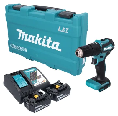 Produktbild von Makita DHP 483 RFK Akku Schlagbohrschrauber 18 V 40 Nm Brushless + 2x Akku 3,0 Ah + Ladegerät + Koffer