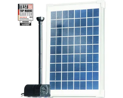 Image de Pompe de bassin Heissner Solar Set 610 L/h SP610-00