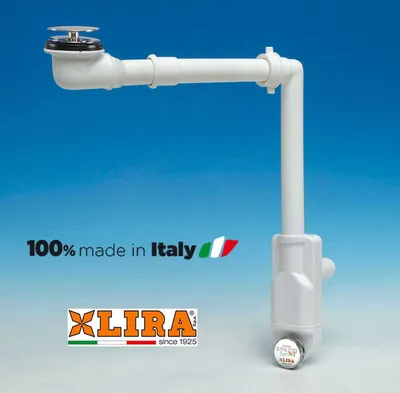 Immagine prodotto di Sifone salvaspazio bianco+accesso+click-clack