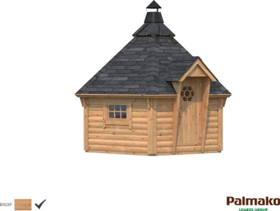Produktbild von Palmako Grillkota Eva 8,7 m² - 44 mm Hellbraun tauchimprägniert
