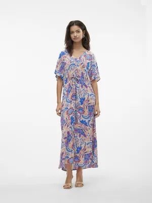 Produktbild von Vero Moda Menny Kurzarm Langes Kleid Mehrfarbig XS Frau Mehrfarbig XS
