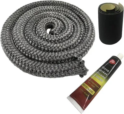 Zdjęcie produktu dla Sznur uszczelniający do pieca 25 mm, długość 1,8 m, włókno szklane, do pieców