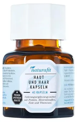 Produktbild von naturafit Haut und Haar Kapseln, 40 St. Kapseln