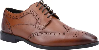 Produktbild von Hush Puppies - Jungen Halbschuhe "Elliot", Leder FS7316 (25,5 EU) (Hellbraun)