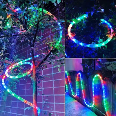Immagine prodotto di Fiqops LED luce di corda per interni all'aperto, luci di corda impermeabile, luce di festa illuminazione decorativa di Natale, 30m colorato