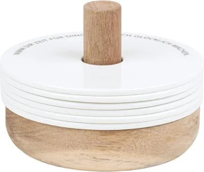 Zdjęcie produktu dla Räder Untersetzer Set 6 Stk. Zeit D.10cm, H.7,5cm