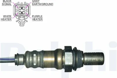 Produktbild von DELPHI Lambdasonde für HYUNDAI SANTA FÉ I (SM) Beheizt 450mm ES20214-12B1