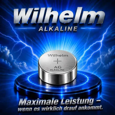 Produktbild von 200 x Wilhelm AG3 Knopfzellen Knopfbatterien Uhrenbatterien Blisterpack NEU