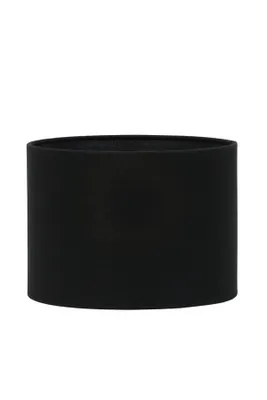 Immagine prodotto di Light & Living - Cilindro paralume Livigno - Nero - Ø35x25cm - Paralume in tessuto per E27
