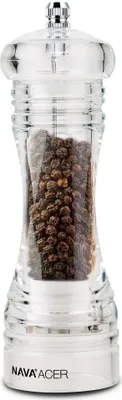 Immagine prodotto di Macina spezie NAVA / ACRYL MILL / macina pepe / macinatrasparente 16 cm