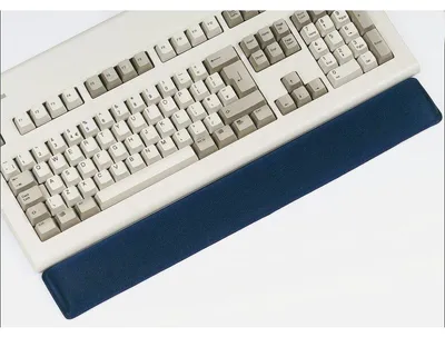 Produktbild von Connect Wrist rest Black/Grey Gel, 485 x 72 x 32 mm