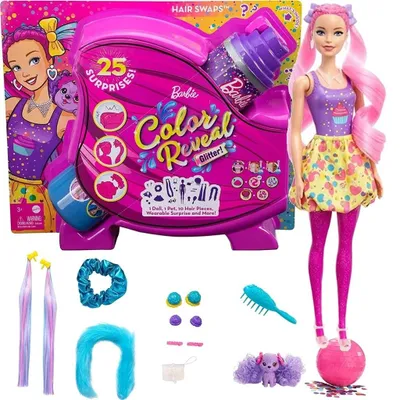 Obrázek produktu pro Barbie Color Reveal panenka + příslušenství HBG39