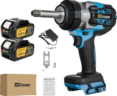 Produktbild von Schlagschrauber, 2800 N·m Drehmoment, bürstenloser Motor, 2 Batterie Kartonbox