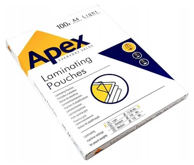 Produktbild von Fellowes Laminierfolie Apex 6003201 DIN A4 100St.