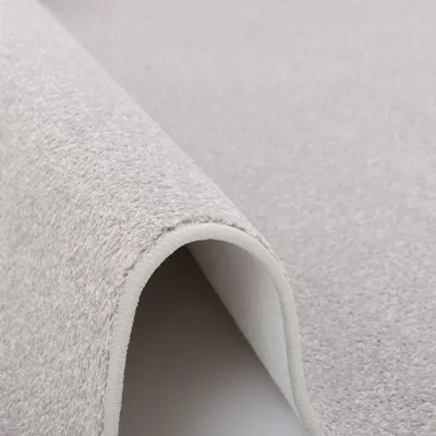 Produktbild von Trend Velours Teppich Kurzflor Einfarbig Modern, Größe:100x400 cm, Farbe:Hellgrau